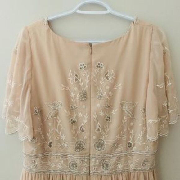 BHLDN Fresna Dress in Blush - Picture 3 of 4